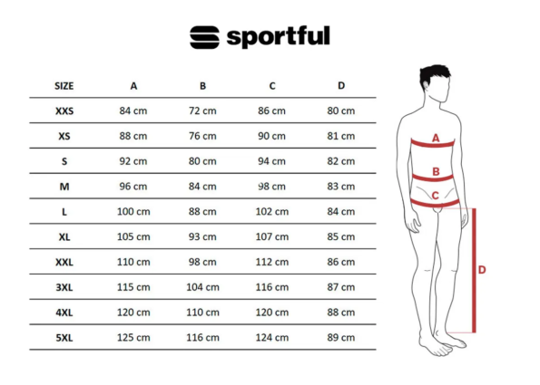 Sportful jersey size